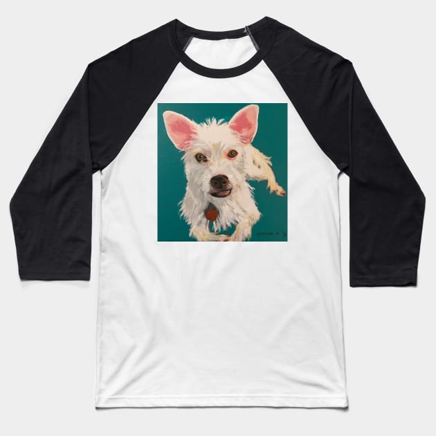 Claudia's dog, Benny Baseball T-Shirt by gjspring